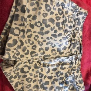 Forever 21 Leopard Print Shorts